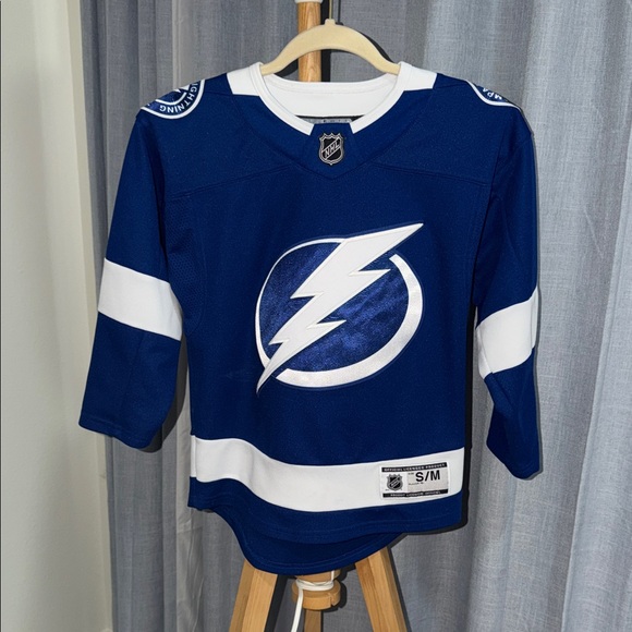 NHL Kids Blue and White Lightning Jersey